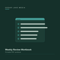 Weekly Review Workbook printable template cover